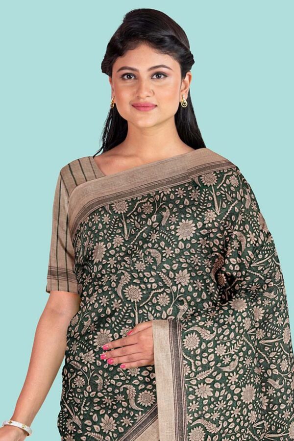 Buy White Sarees for Women by Nk Textiles Online | Ajio.com